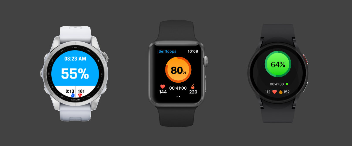 Apple Watch, Garmin Watch, Android Watch